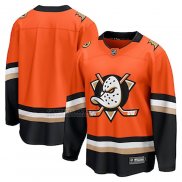 Camiseta Hockey Anaheim Ducks Primera Breakaway Naranja